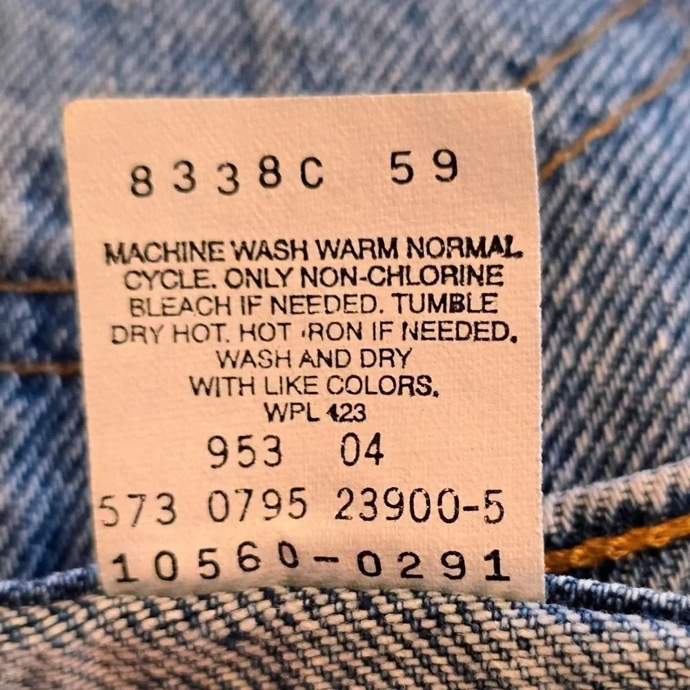 Levis authentic vintage